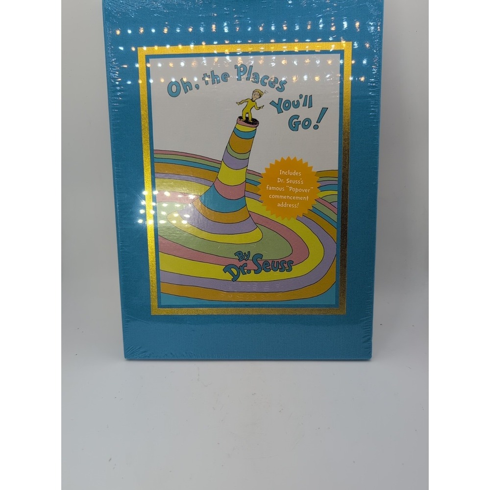 OH, THE PLACES YOU'LL GO! Dr Seuss Special Deluxe Edition 1993 HC Sealed NEW